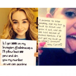 omg!!!! Sabrina Carpenter from Girl Meets World and Miley Cyrus from ...