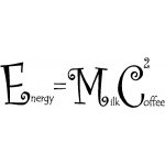 ... squared E=MC2 funny cute kitchen vinyl wall decals quotes sayings