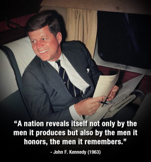 ... ABC7 remembers JFK with some of his inspirational quotes. (AP Photo