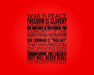 text quotes 1984 propaganda george orwell simple background 1280x1024 ...