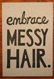 Curly-haired girls' mantra. SOOO true
