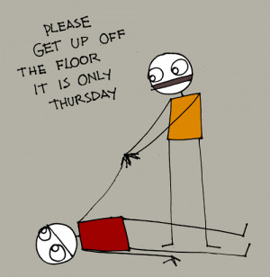 This accurate depiction of how I imagine I will feel tomorrow ...