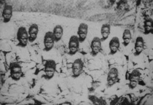 African slave children that were liberated by the British Royal Navy ...
