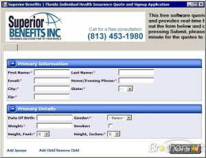 Florida Health Insurance Quote Software 2012.2