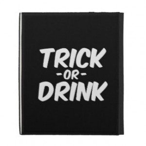Trick or Drink Funny Halloween iPad Case