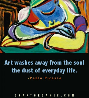 Picasso quote (and art)