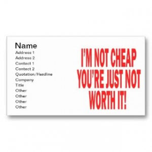 Funny Quotes Business Cards, 191 Funny Quotes Business Card Templates