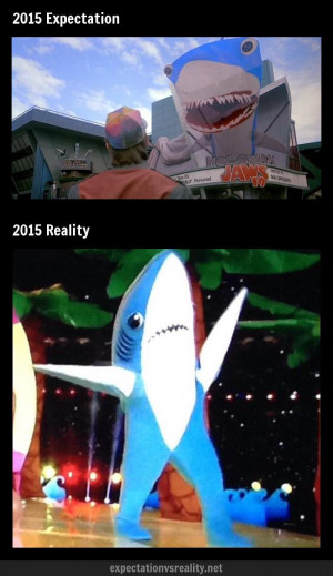2015 Expectation vs Reality Shark Back to the future