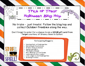 Trick or Treat Halloween Blog Hop