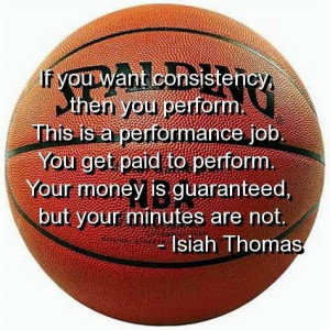 Basketball quotes and sayings isiah thomas money time