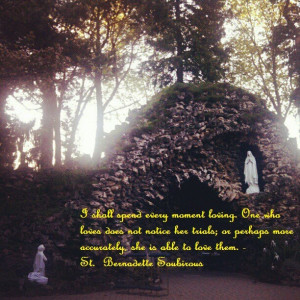 Our Lady of Lourdes - pray for us!