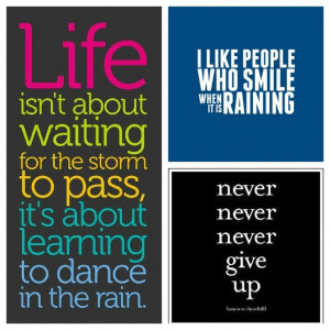 Life quote collage