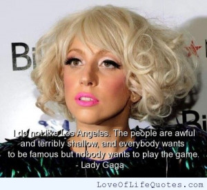 ... quote on ignoring people trying to stop you lady gaga quote on how she