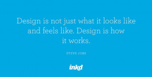 Steve Jobs once said... #design #quote