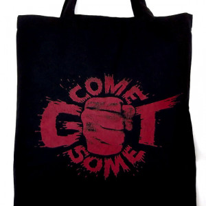 Come Get Some ( Evil Dead Quote) Tote Bag Screenprint Cotton, with ...