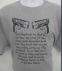 ... about VERSE SAINTS IRISH PRAYERS VERITAS GUNS BOONDOCK Men's T-Shirt