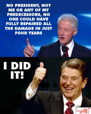 ... Bill Clinton's assertion that no one could fix the economy in only