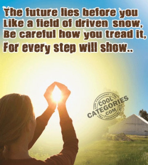 Choose your path wisely; your happiness depends on it.