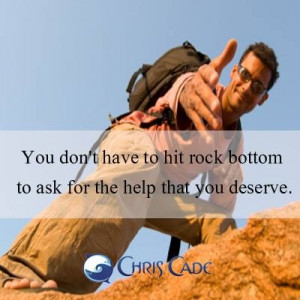 Inspirational Quotes & Pictures / And if you do hit rock bottom ...