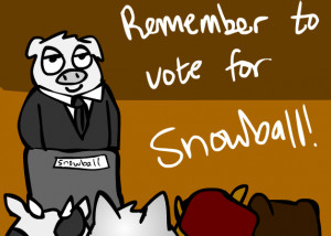 Animal Farm Mollie And Boxer Animal farm- snowball campaign