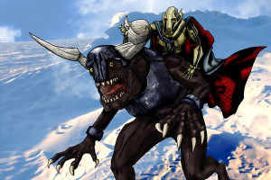 Star Wars General Grievous Unmasked Grievous and gor by