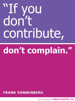 Don't Complain
