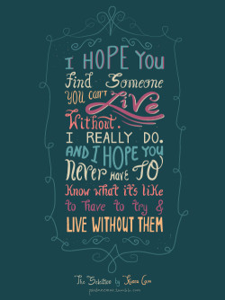 quote Typography watercolor lettering inspirational quote 2014 ...