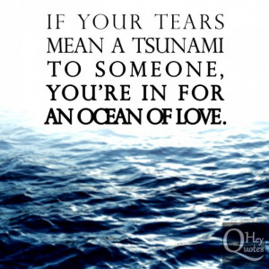 Love quote about sharing tears sadness and sorrows in a relationship