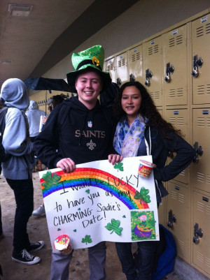 be LUCKY to have you as my CHARMING sadies date|| so cute to ask ...