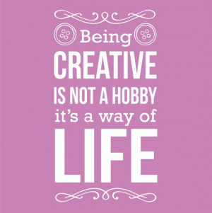 1Color Being Creative Life Hobby Sew Sewing by SunshineGraphix, $19.99