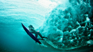 ... Gabeira, Wave, Surfer, Sea, Underwater, Surfing, Sports wallpapers