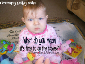 Grumpy Baby Hates Taxes