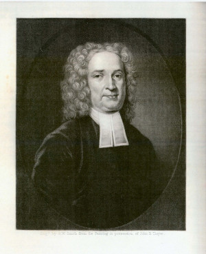 John Cotton, an influential Puritan minister. Engraving by H.W. Smith ...