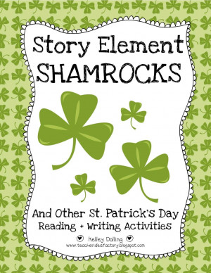 story element shamrocks other st patrick s day reading writing ...