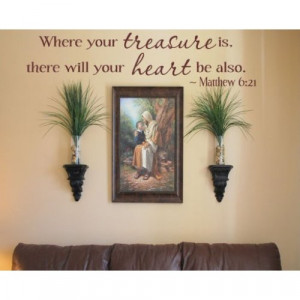 Religious Inspirational Vinyl Wall Decal Sticker Mural Quotes Words
