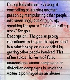 Narcissistic Behavior and abuse
