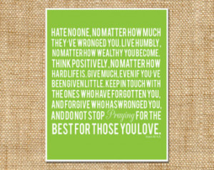 Hate No One - Imam Ali Quote, Inspi rational Poster, Keep Praying for ...