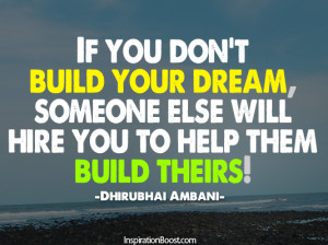 ... Dream Quotes, Motivational Quote, Inspiring Quote, Other People Dream
