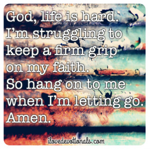 prayer when i'm struggling