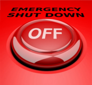 What if you had an emergency shut-down button for such times? Just ...