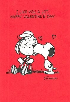 1966 Peanuts Peppermint Patty & Snoopy Valentine card