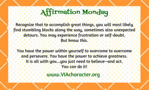 ... With: quote on greatness , quote on perseverance , VIA Affirmation