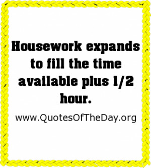 Funny Housework Quotes