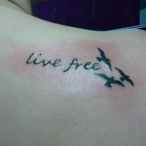 My Live free tattoo Cute small quote tattoo black shoulder