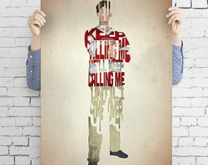 Calling Me - A film typography quot e art print by 17th and Oak ...