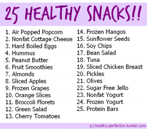 25 Healthy Snacks