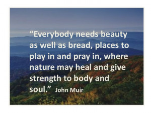 Nature - Quote from John Muir