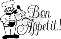 ... here: Home / Kitchen, Bath, Laundry / Bon Appetit! with a Cute Chef
