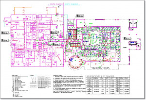 Building Life Safety Plan Drawing