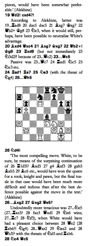 'll observe that the notes in My Great Predecessors repeatedly quote ...